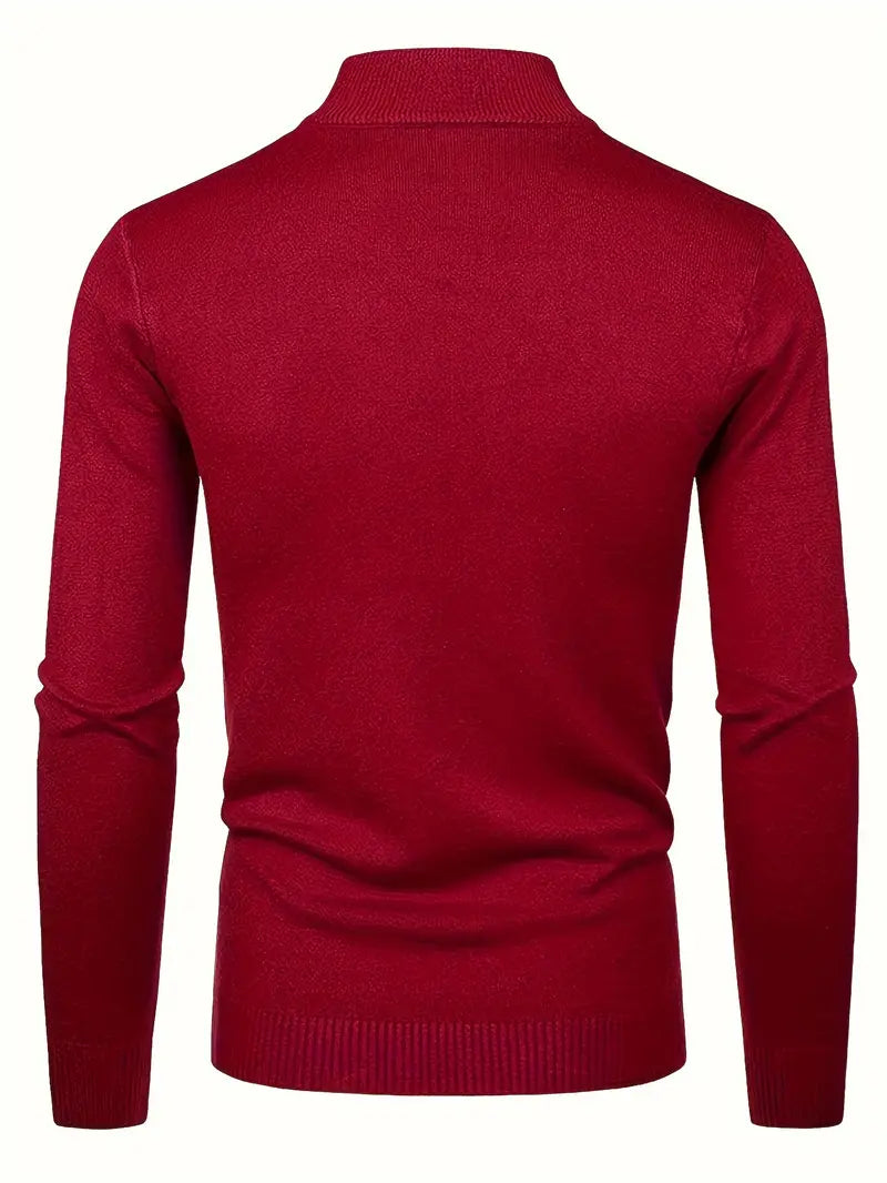 Elegant High Neck Sweater