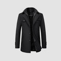 Old Money Mid-Length Woolen Coat Business Casual Style