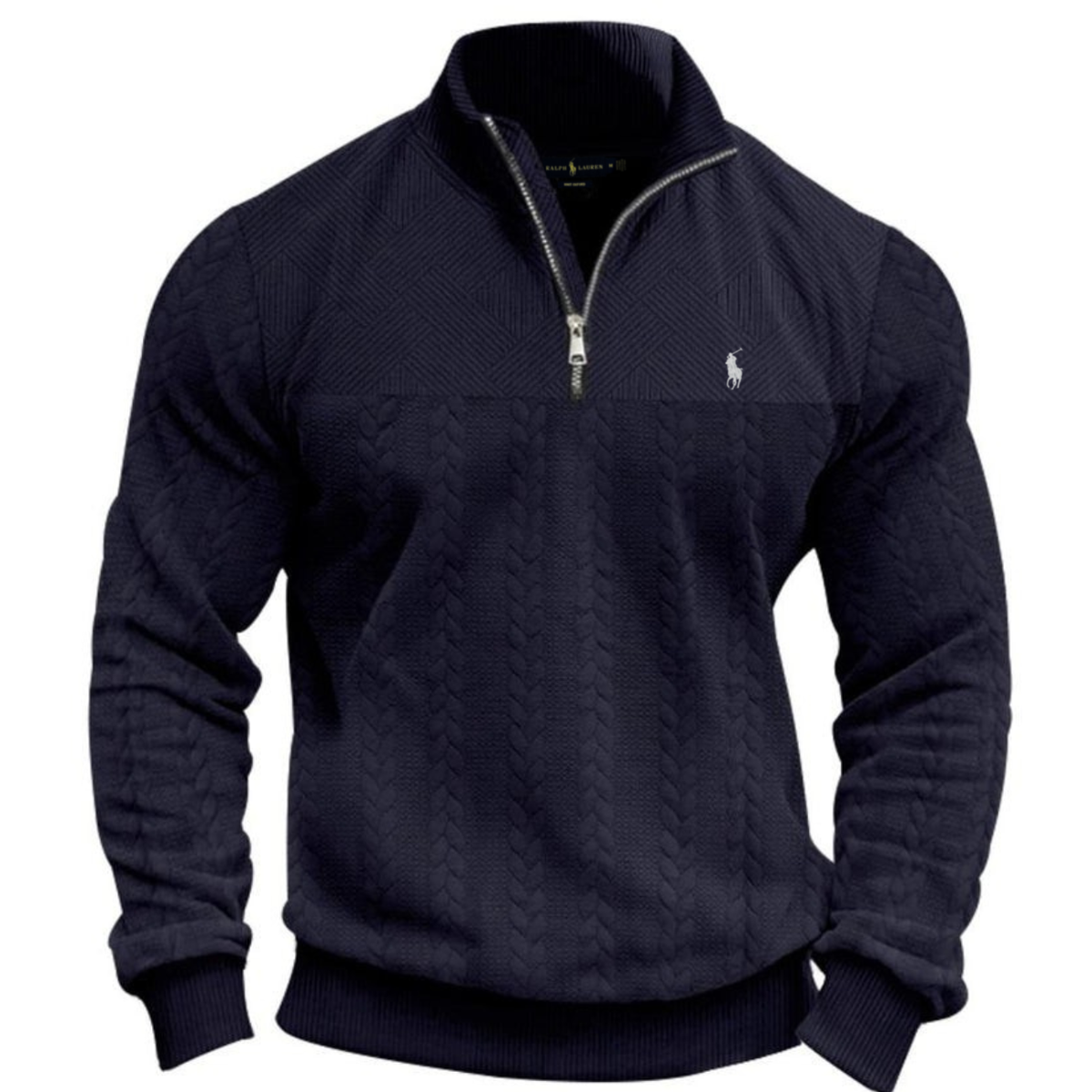 2026 Textured Half-Zip Knit Pullover - Clearance Sale