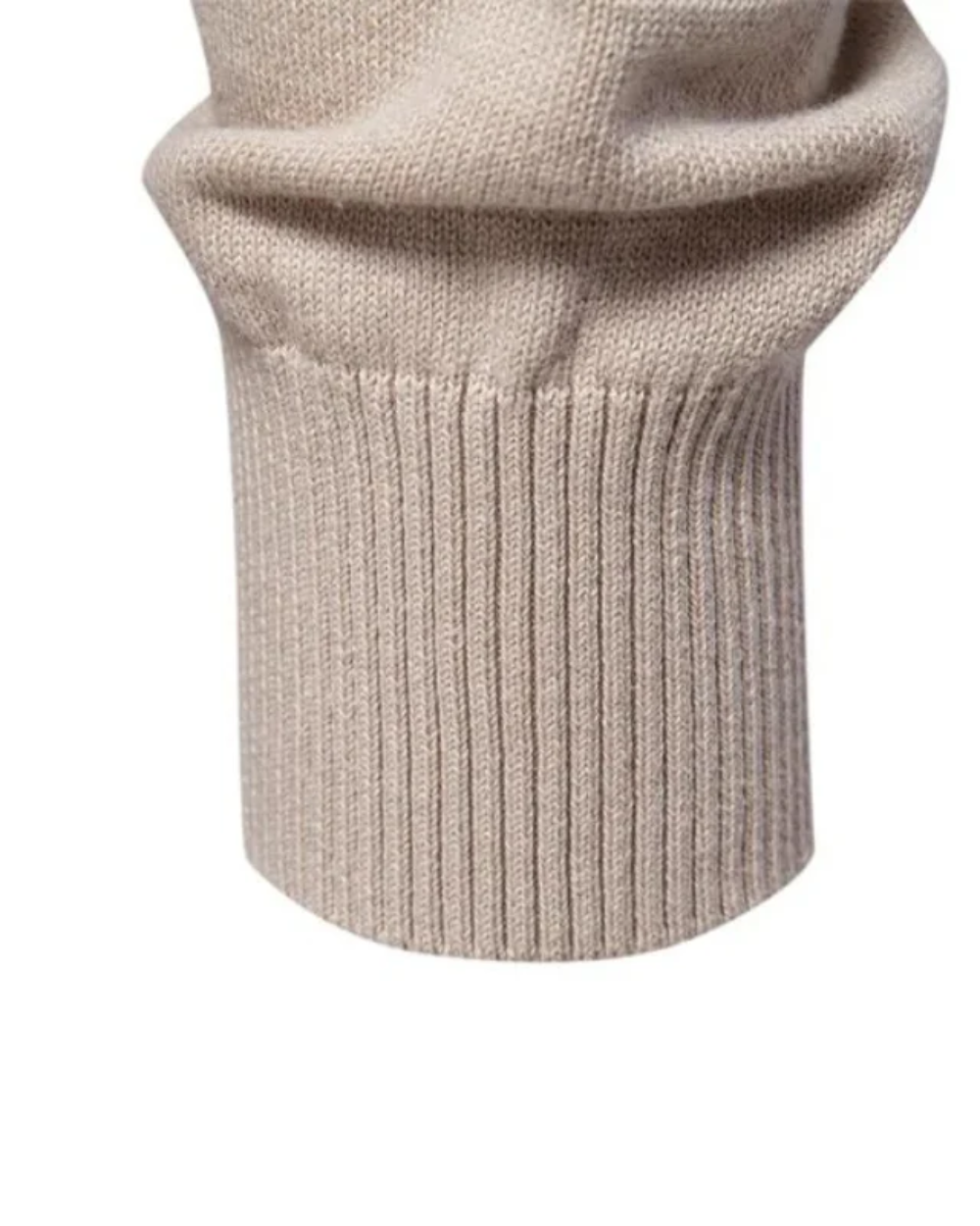 Men's Sweater with Checkered Design