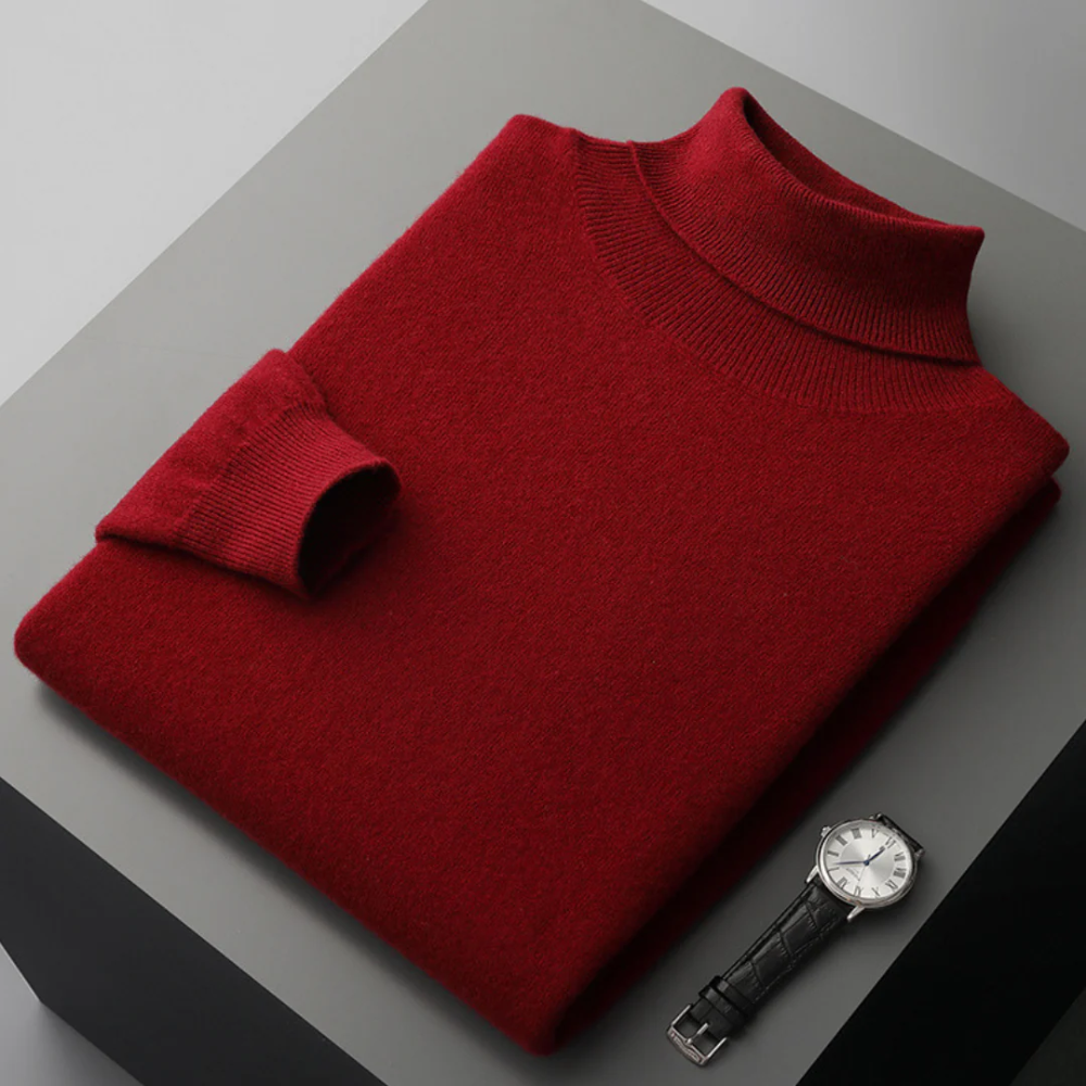 Cagliari High Neck Merino Wool