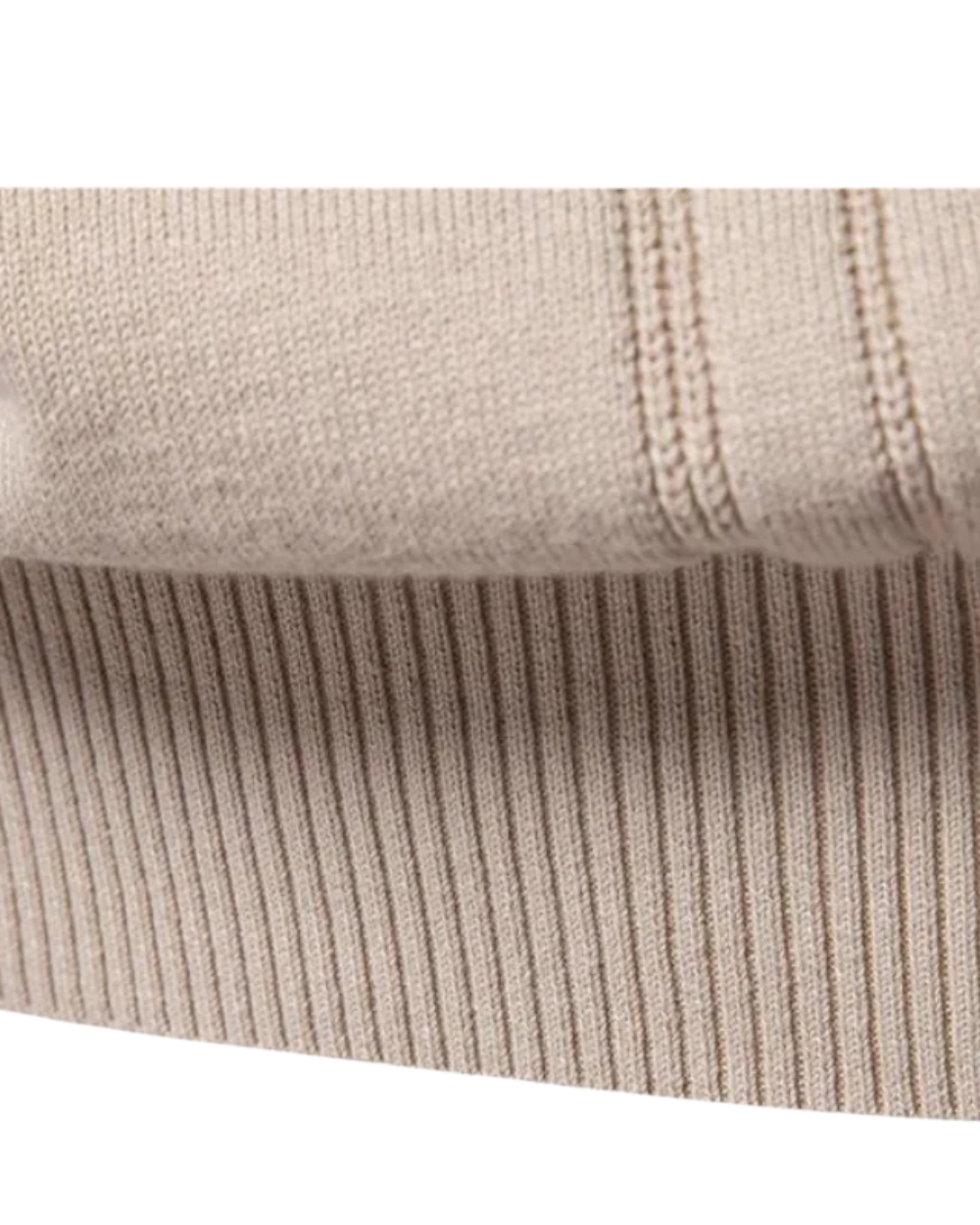 Men's Sweater with Checkered Design