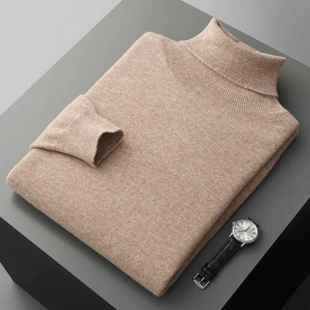 Cagliari High Neck Merino Wool