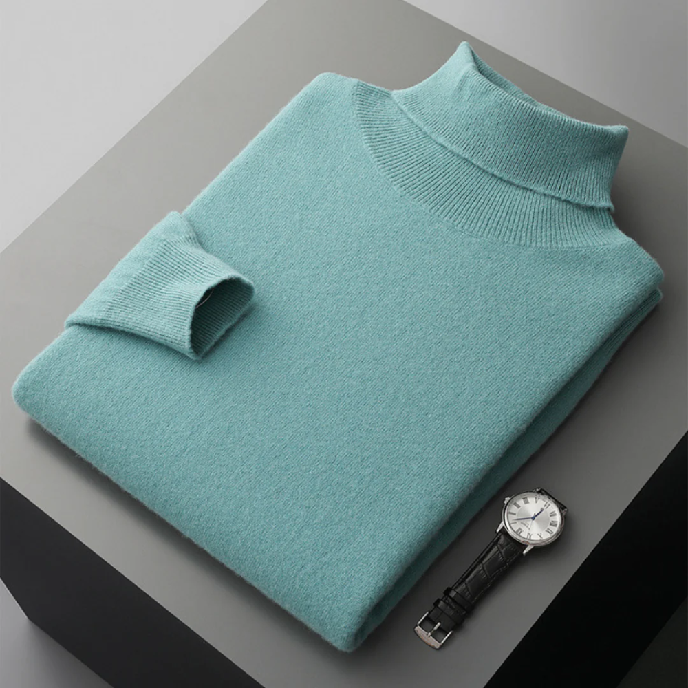 Cagliari High Neck Merino Wool