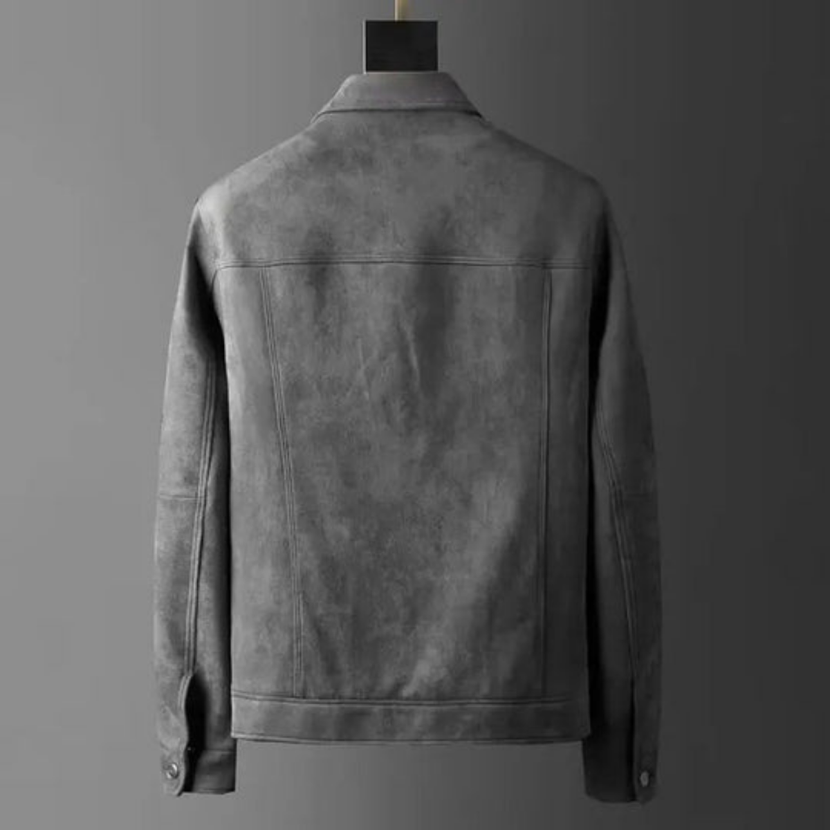 Classic Suede-Style Utility Jacket - Clearance Sale