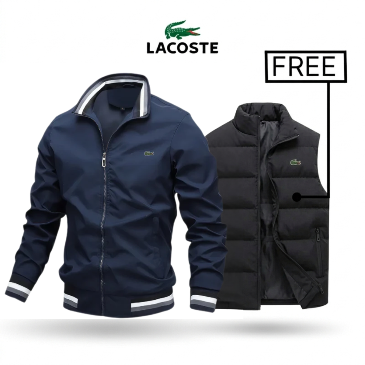 2026 Zip-Up Jacket + Thermal Vest – Buy 1 Get 1 Free || Clearance Sale