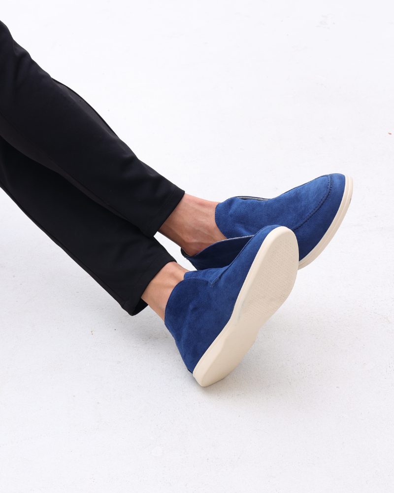 Hohe Wildleder Slipper