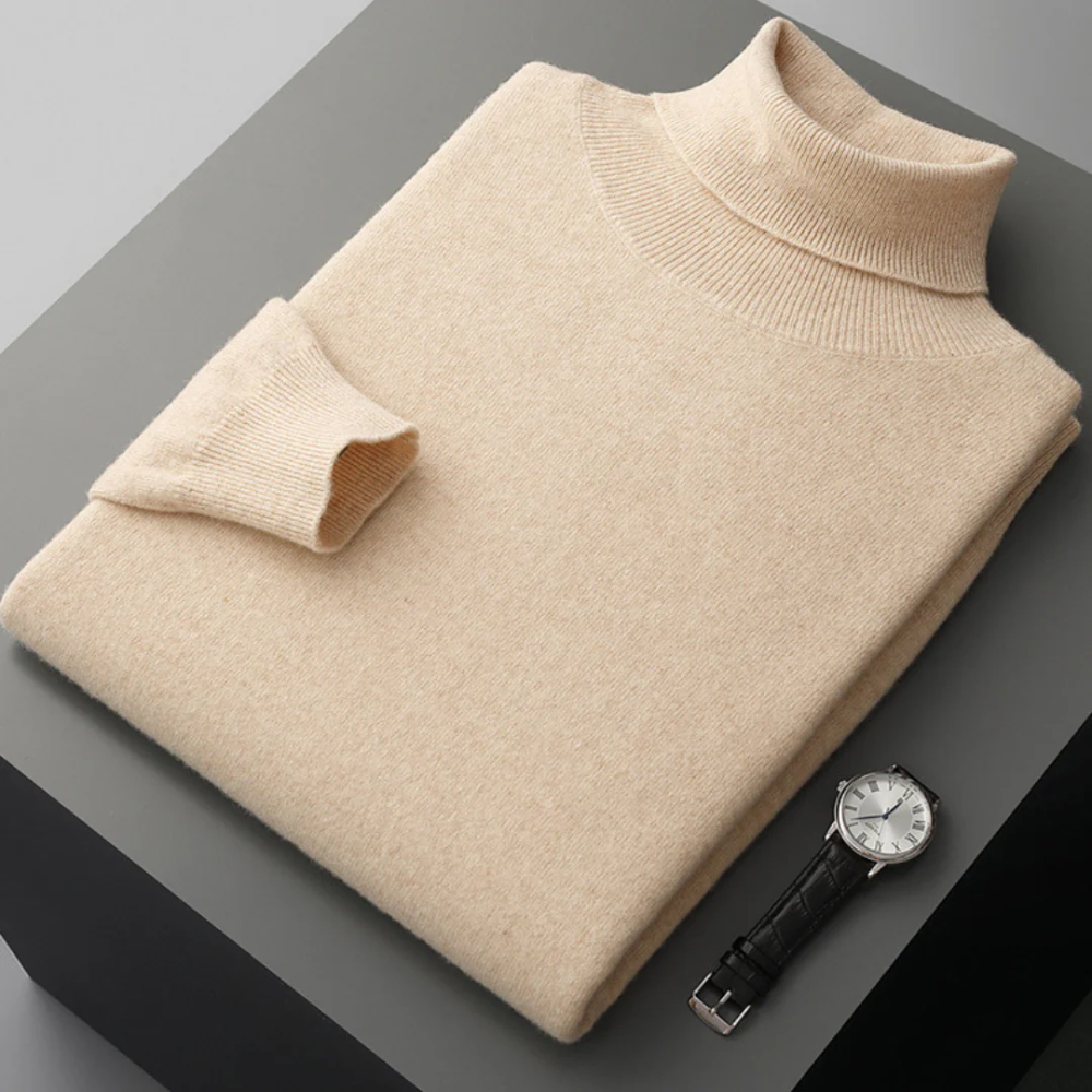 Cagliari High Neck Merino Wool