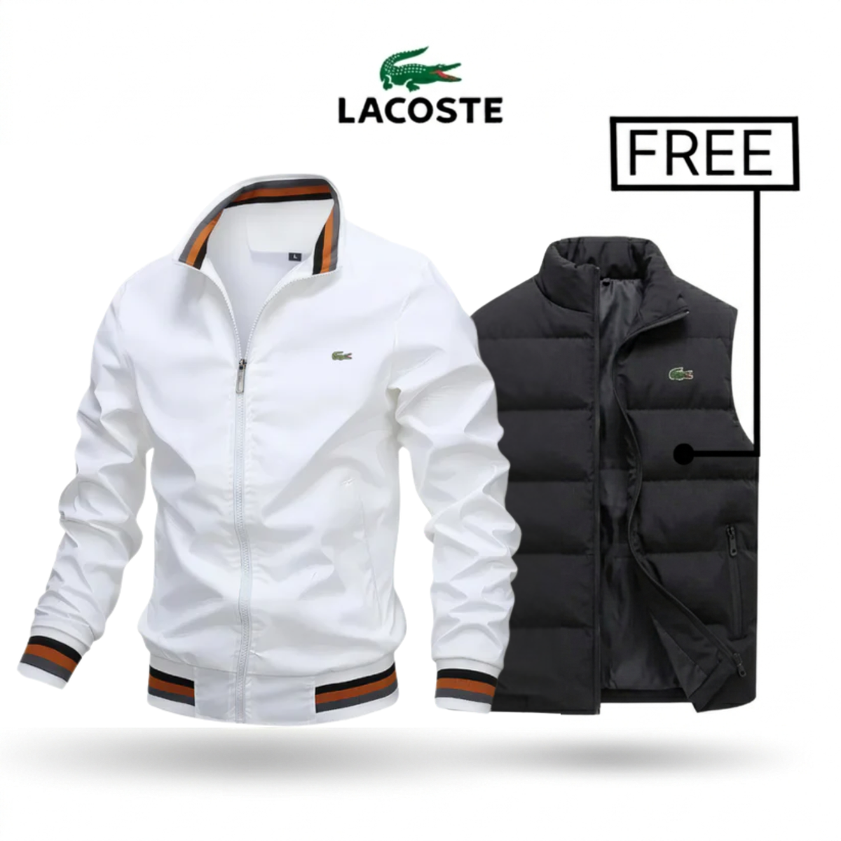 2026 Zip-Up Jacket + Thermal Vest – Buy 1 Get 1 Free || Clearance Sale