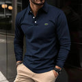 Chic Long-Sleeve Polo - Clearance Sale