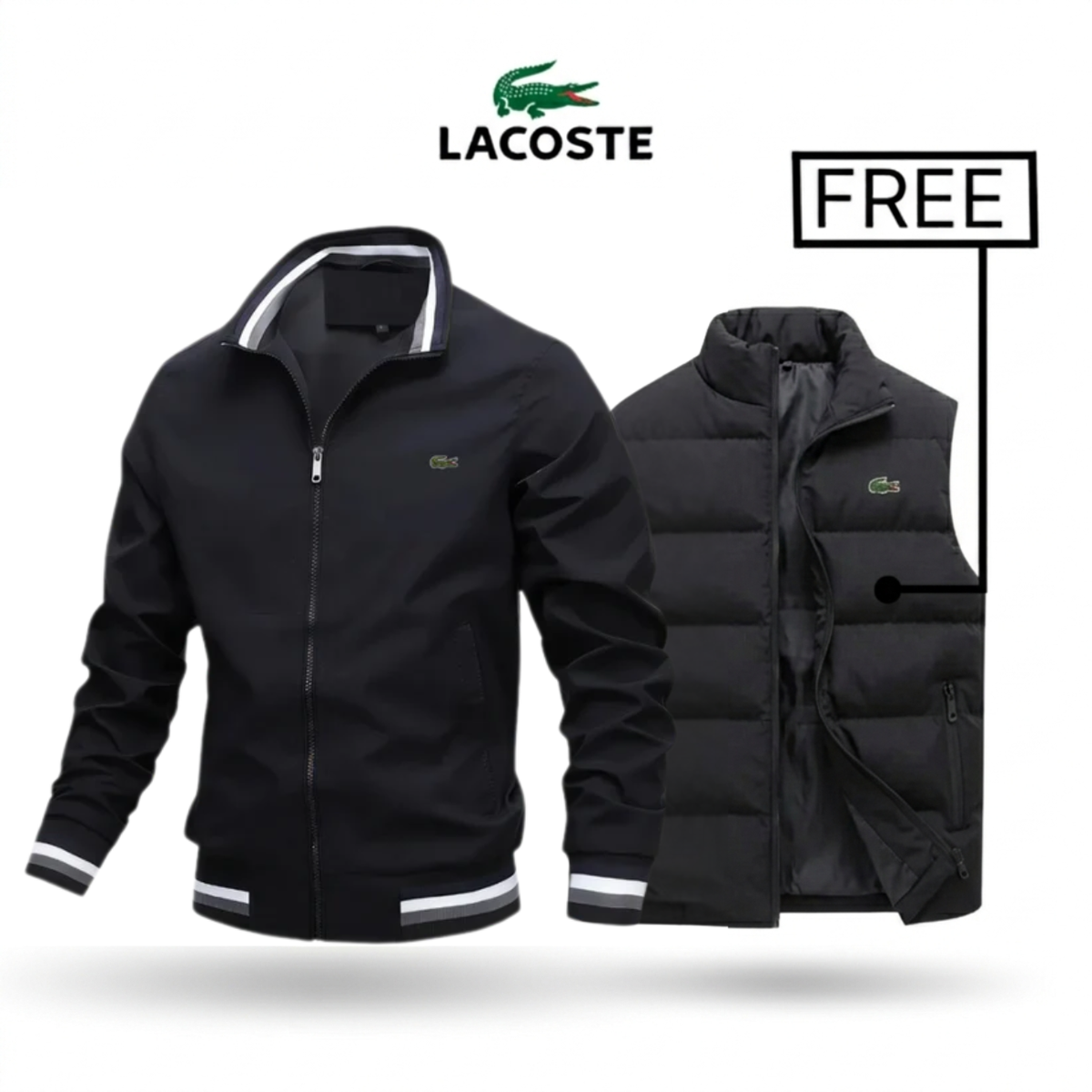 2026 Zip-Up Jacket + Thermal Vest – Buy 1 Get 1 Free || Clearance Sale