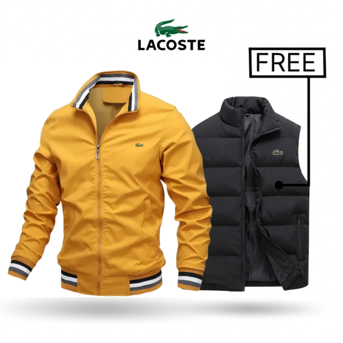 2026 Zip-Up Jacket + Thermal Vest – Buy 1 Get 1 Free || Clearance Sale
