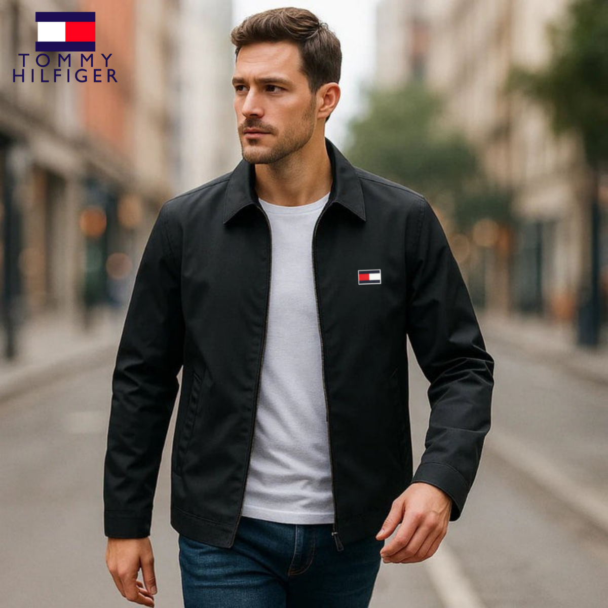 Elegant Jacket with Zip - CLEARANCE SALE