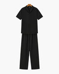Cotton Polo & Pant Set