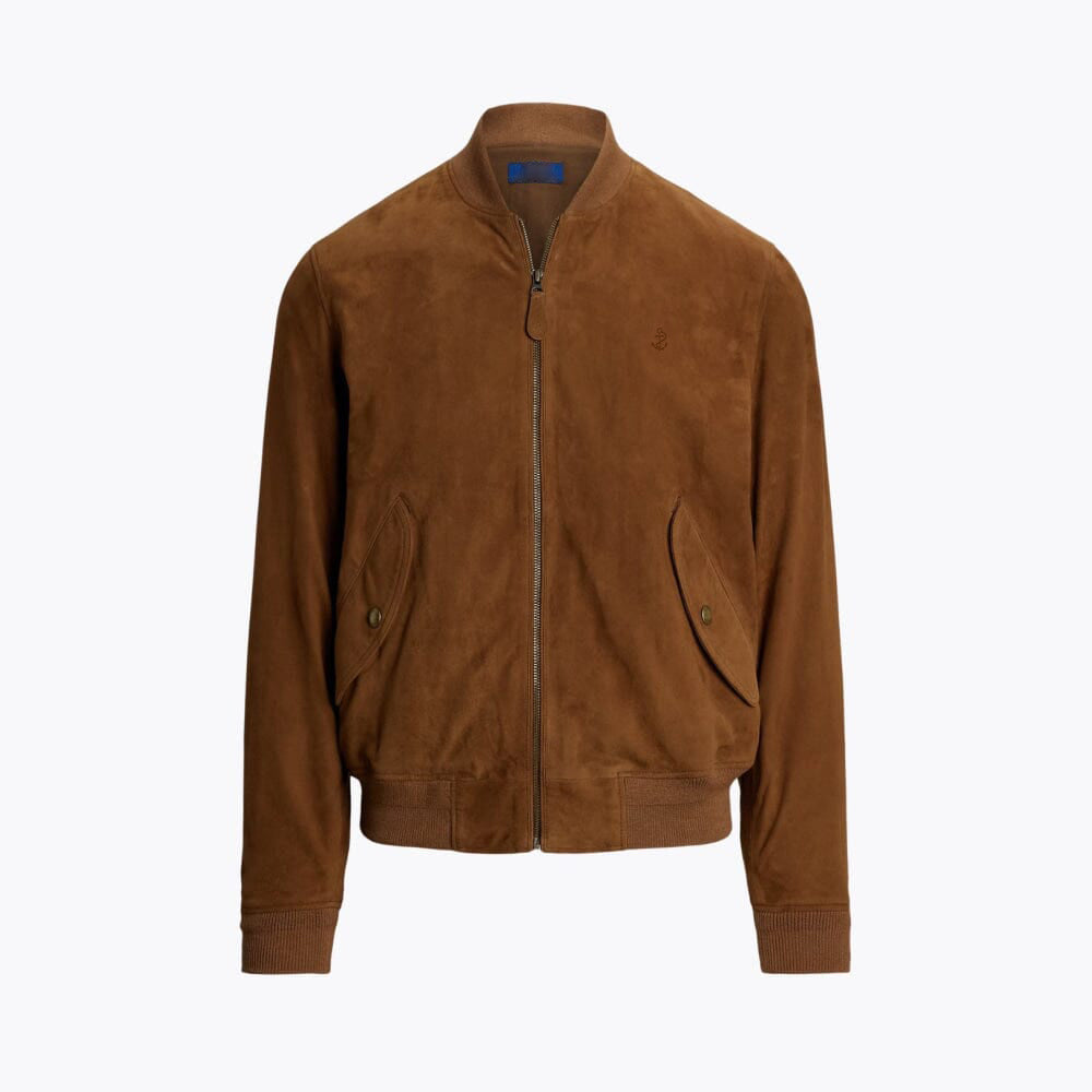Suede Bomber Jacket