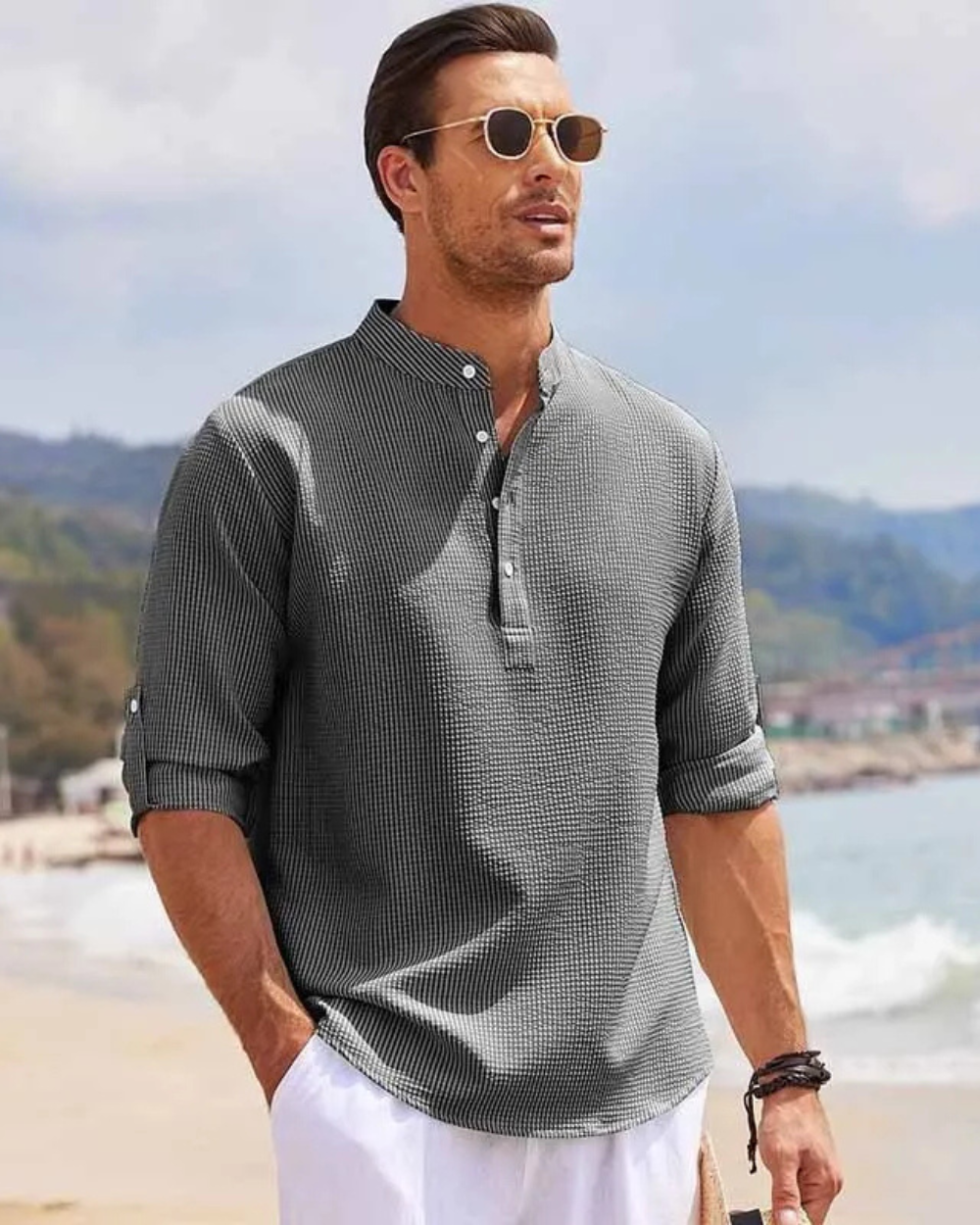 Long Sleeve Polo Shirt