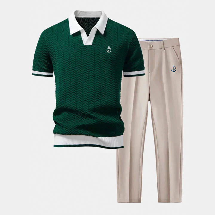 Polo & Tapered Pants Set