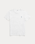 Slim fit jersey crew neck t-shirt   - White