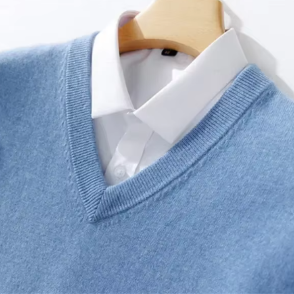 Elegant V-neck Sweater