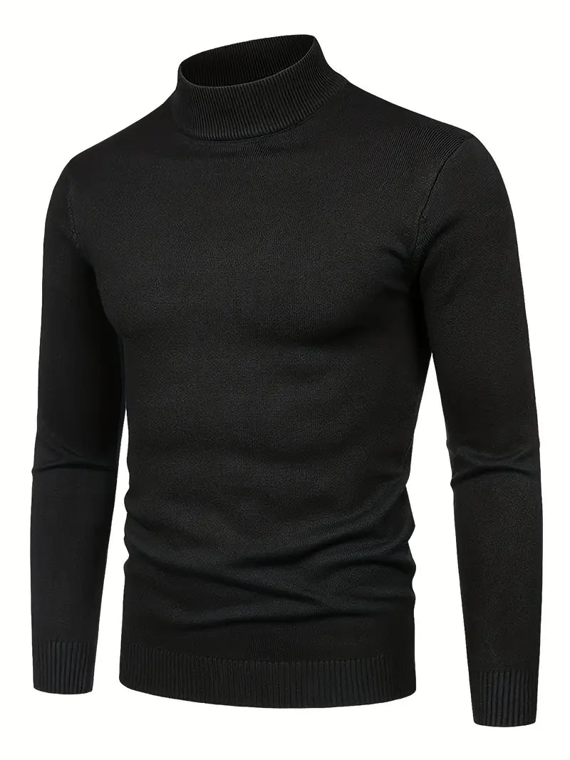 Elegant High Neck Sweater