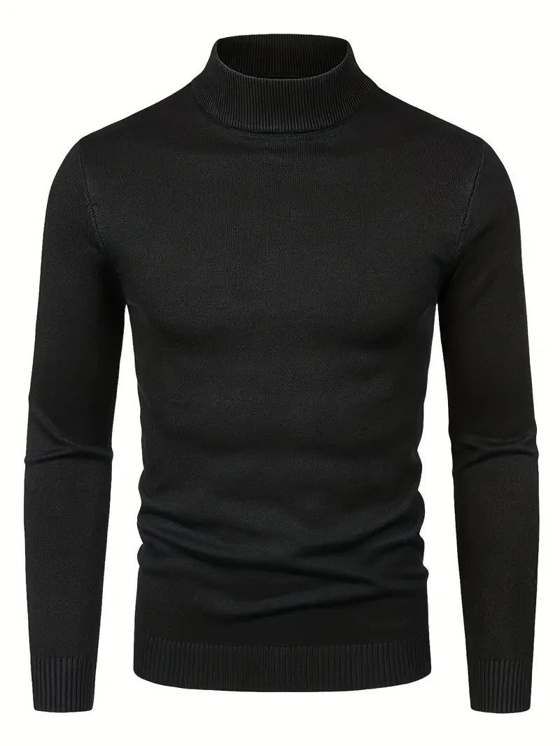 Elegant High Neck Sweater