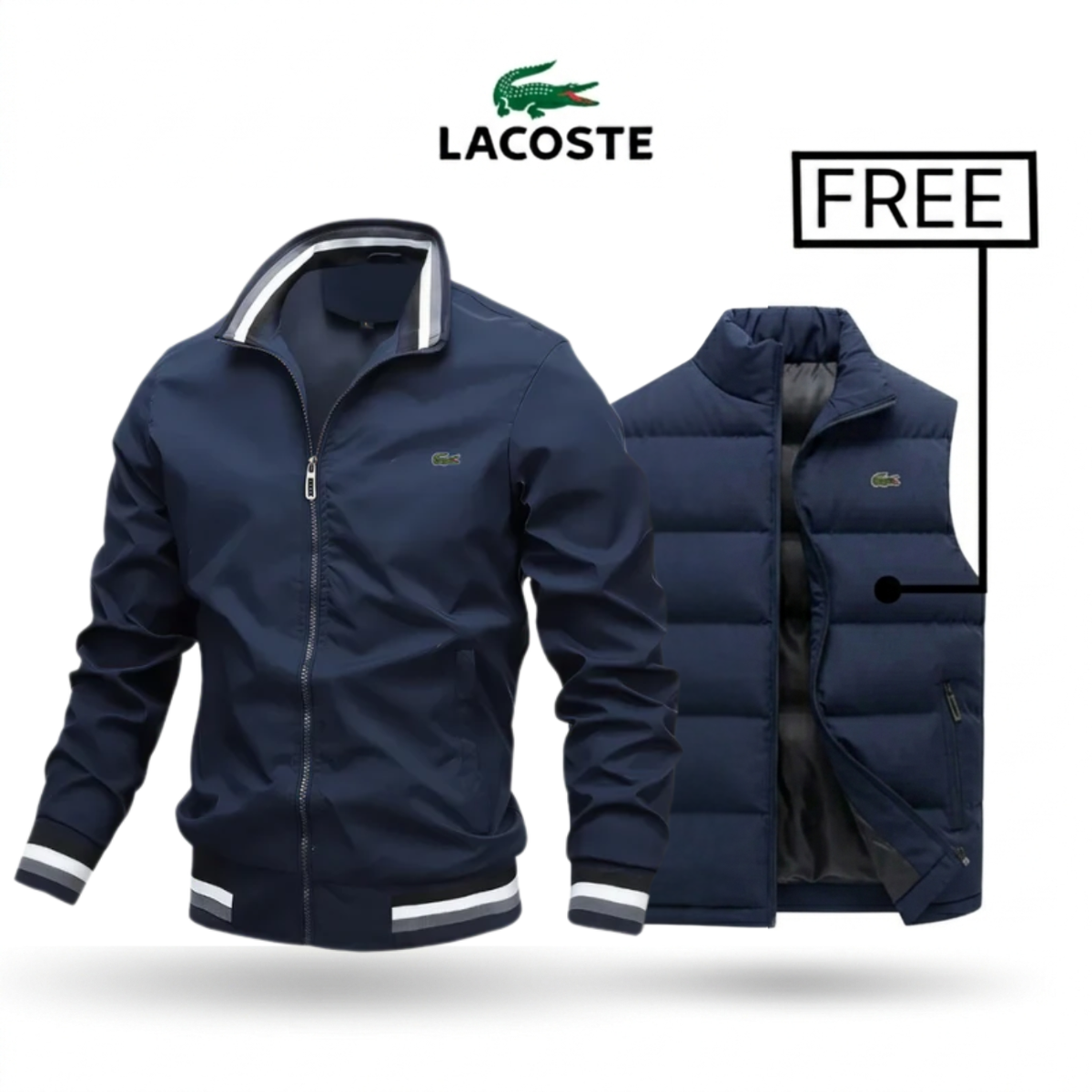 2026 Zip-Up Jacket + Thermal Vest – Buy 1 Get 1 Free || Clearance Sale