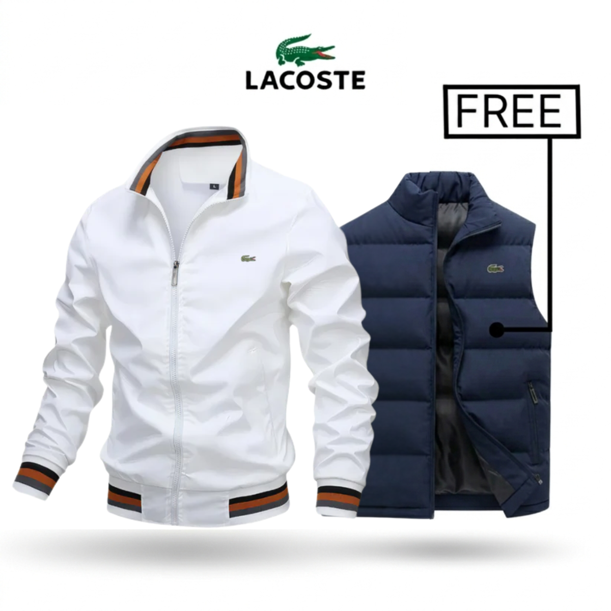 2026 Zip-Up Jacket + Thermal Vest – Buy 1 Get 1 Free || Clearance Sale