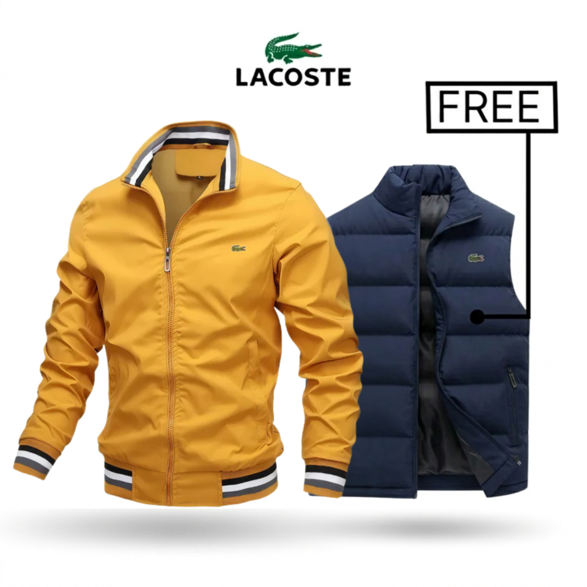 2026 Zip-Up Jacket + Thermal Vest – Buy 1 Get 1 Free || Clearance Sale