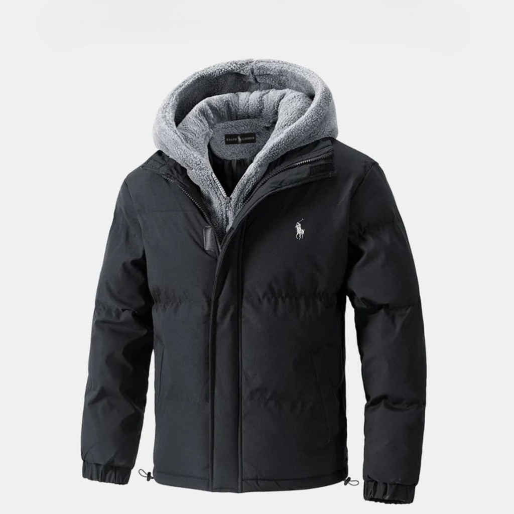 Padded Winter Jacket with Fleece Hood || CLEARANCE SALE