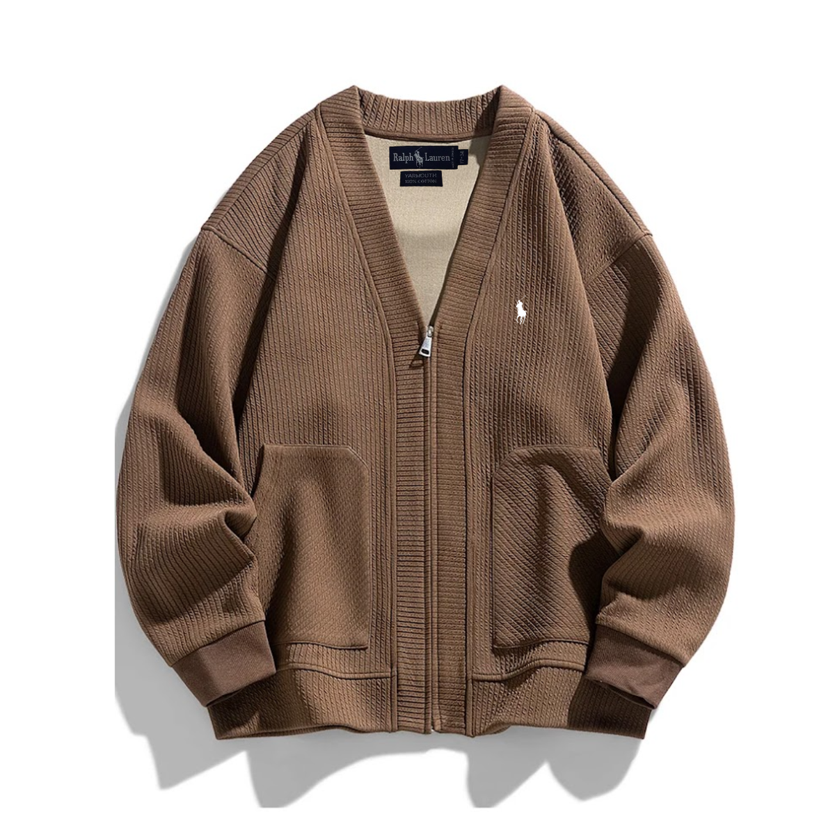 2026 Textured Knit Zip Cardigan - CLEARANCE SALE