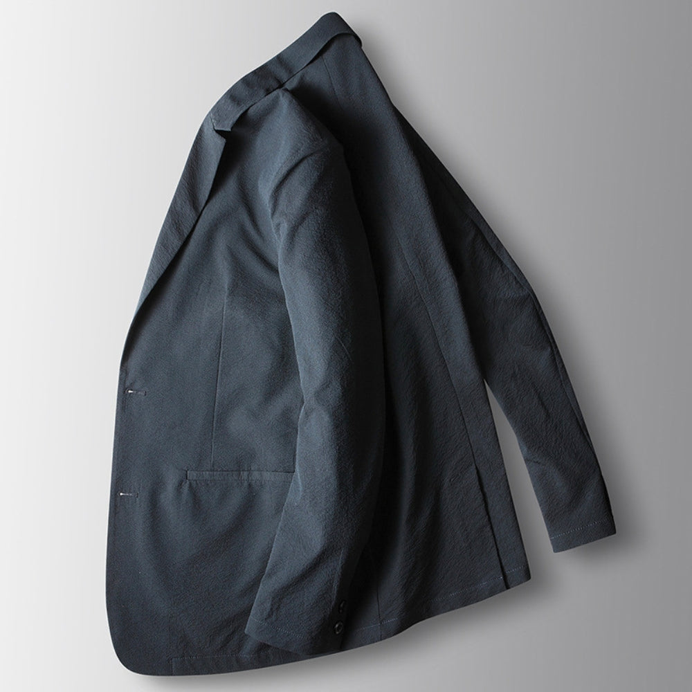Old Money Wrinkle-Resistant Elastic Business Jacket