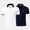 Slim Fit Cotton-Blend Shirt Duo - Buy 1, Get 1 Free