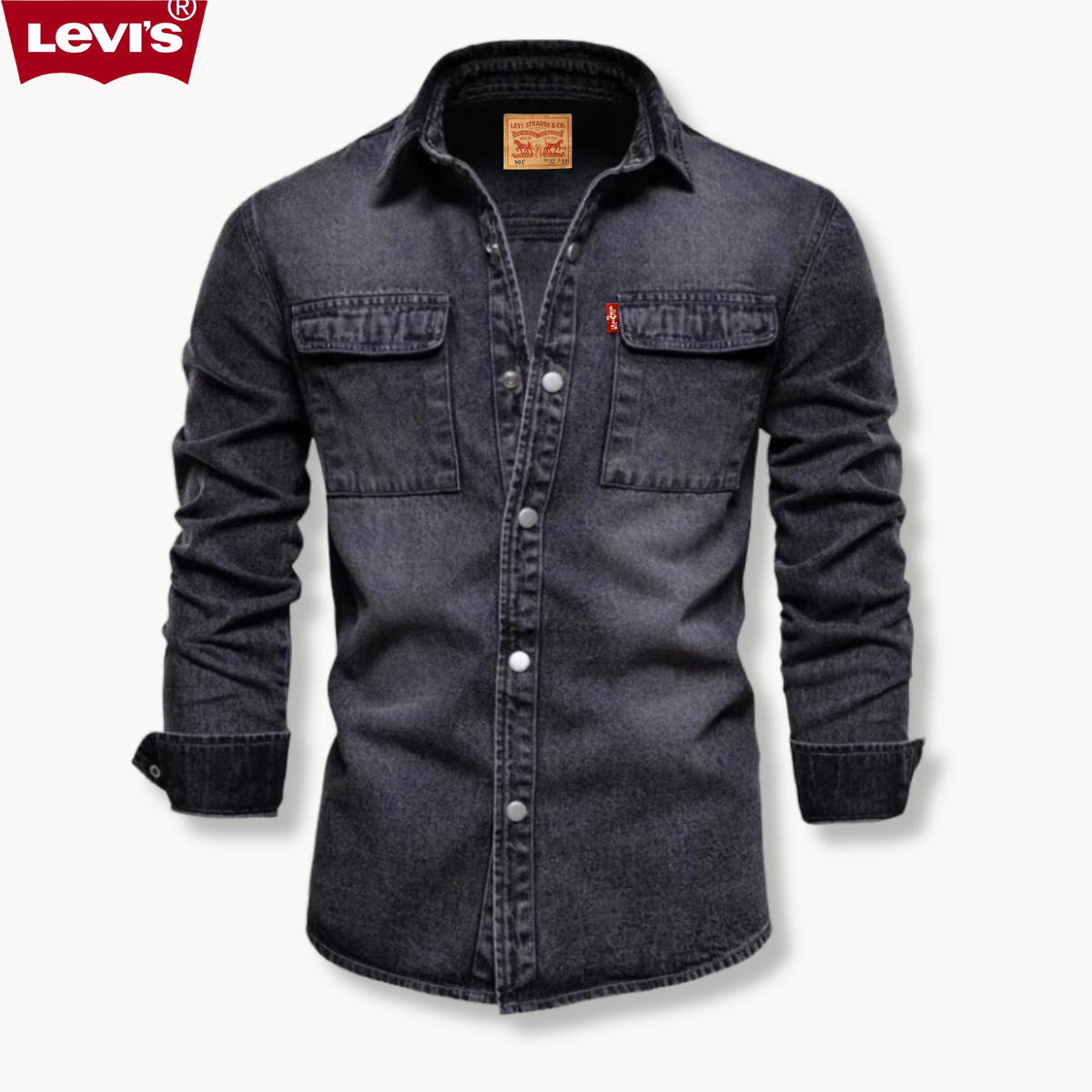 2026 Modern Long-Sleeve Denim Shirt || CLEARANCE SALE