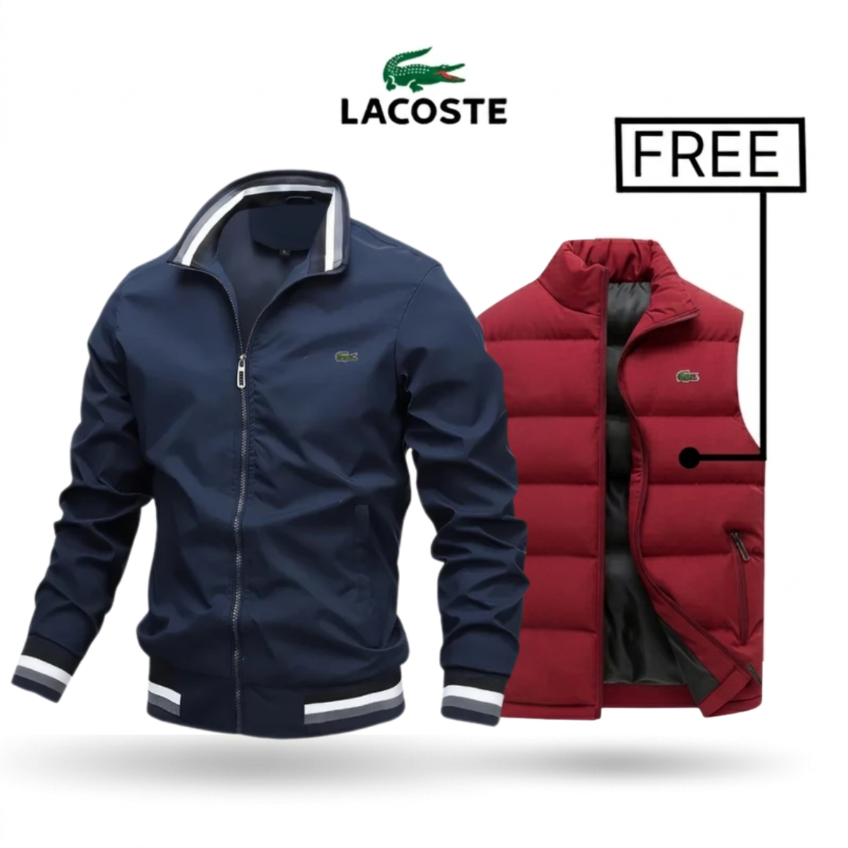 2026 Zip-Up Jacket + Thermal Vest – Buy 1 Get 1 Free || Clearance Sale