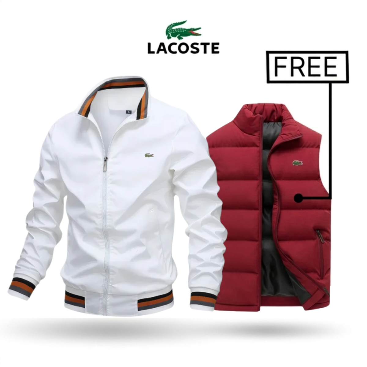 2026 Zip-Up Jacket + Thermal Vest – Buy 1 Get 1 Free || Clearance Sale