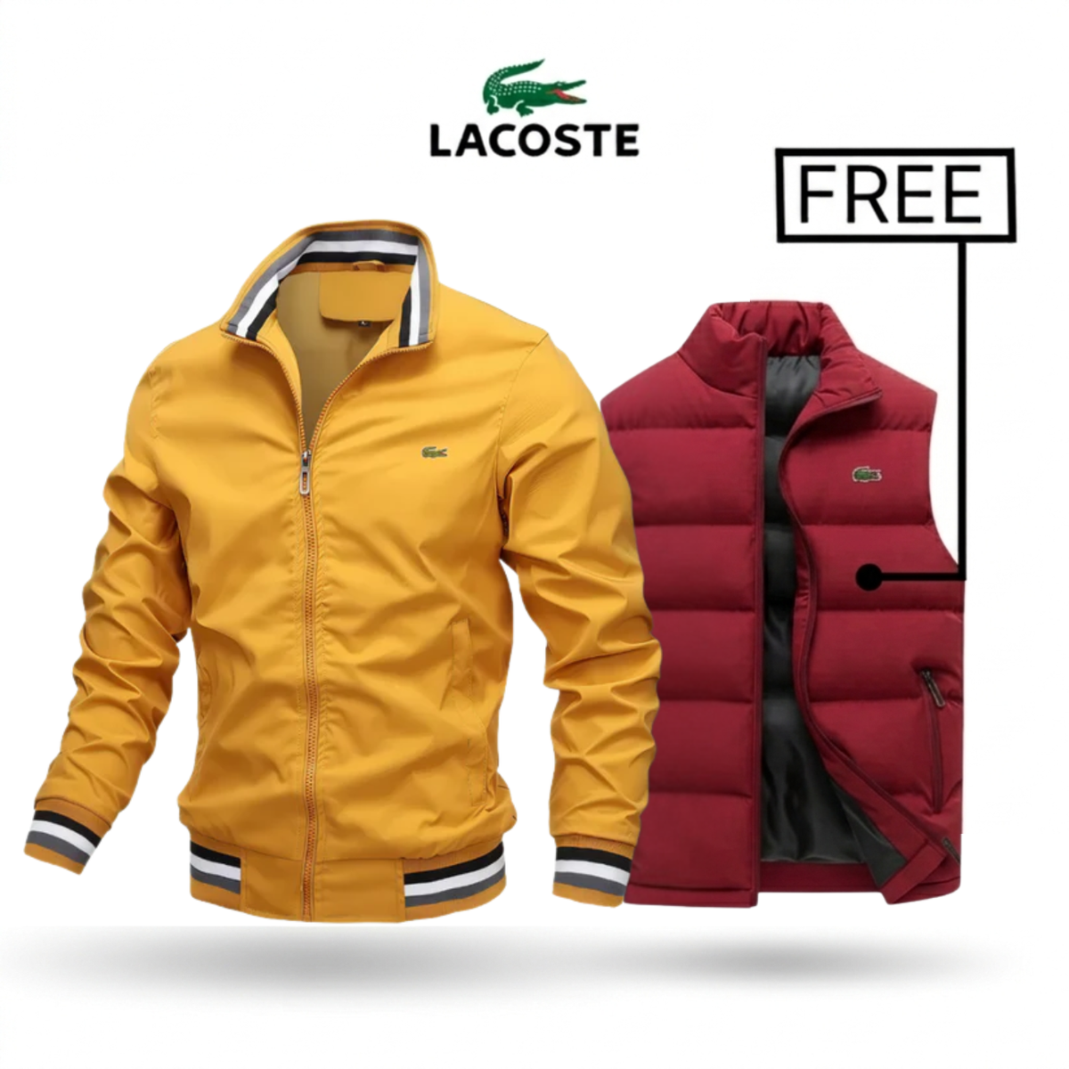 2026 Zip-Up Jacket + Thermal Vest – Buy 1 Get 1 Free || Clearance Sale