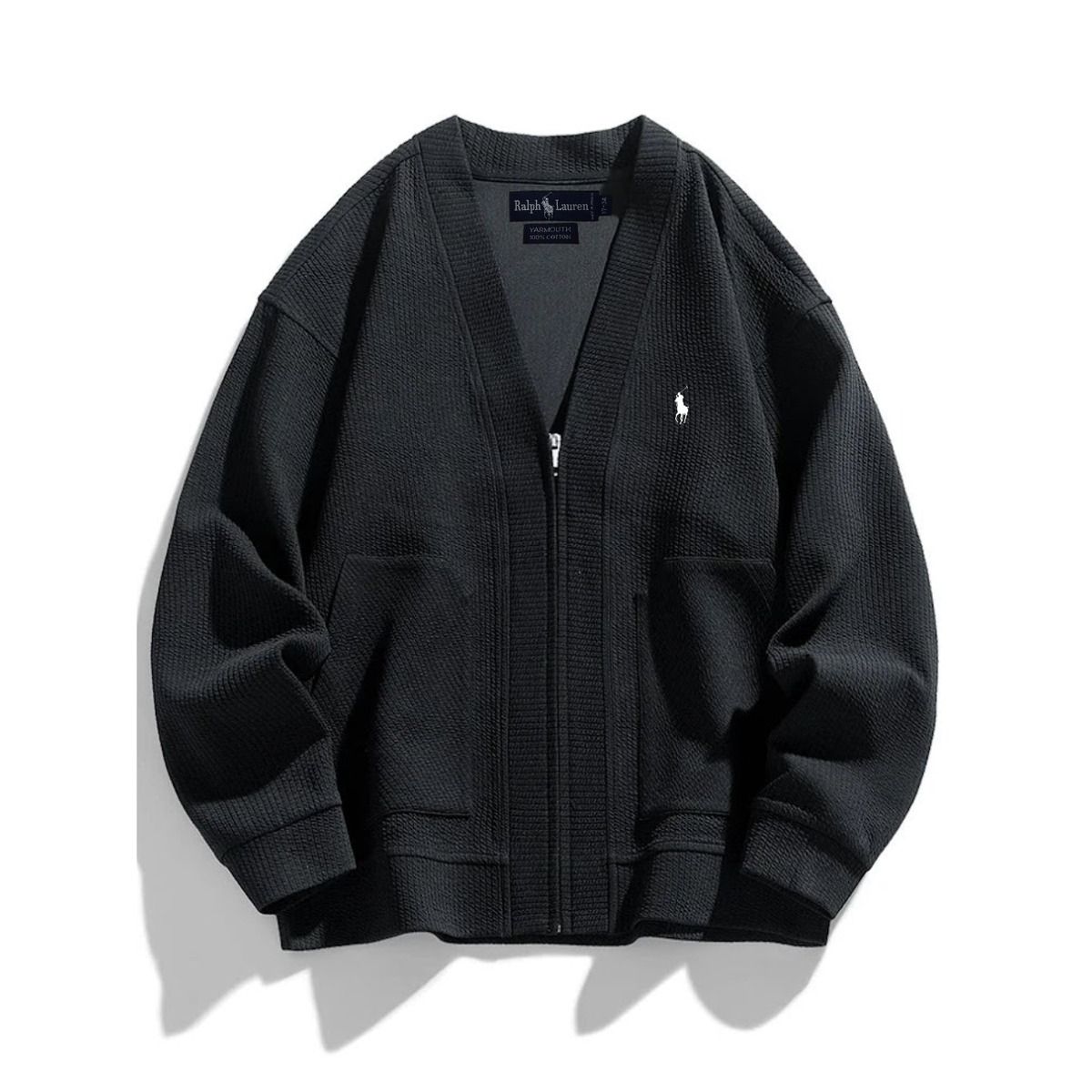 2026 Textured Knit Zip Cardigan - CLEARANCE SALE