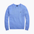 Wool Cashmere Blend Crewneck Sweater