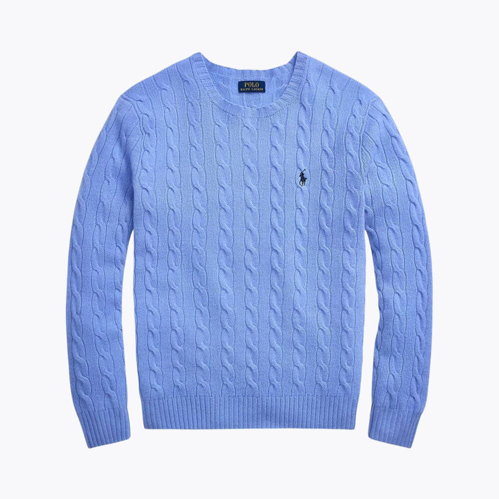 Wool Cashmere Blend Crewneck Sweater