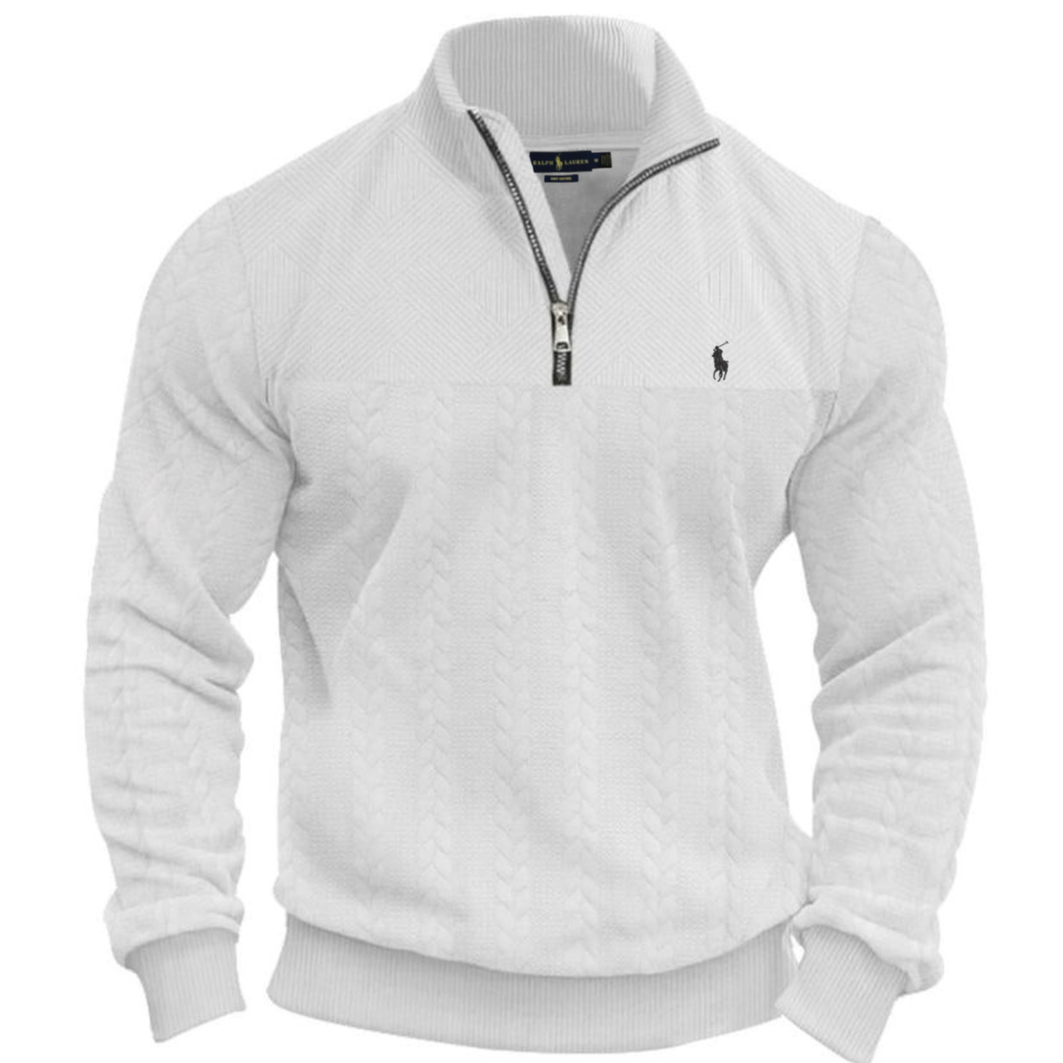 2026 Textured Half-Zip Knit Pullover - Clearance Sale