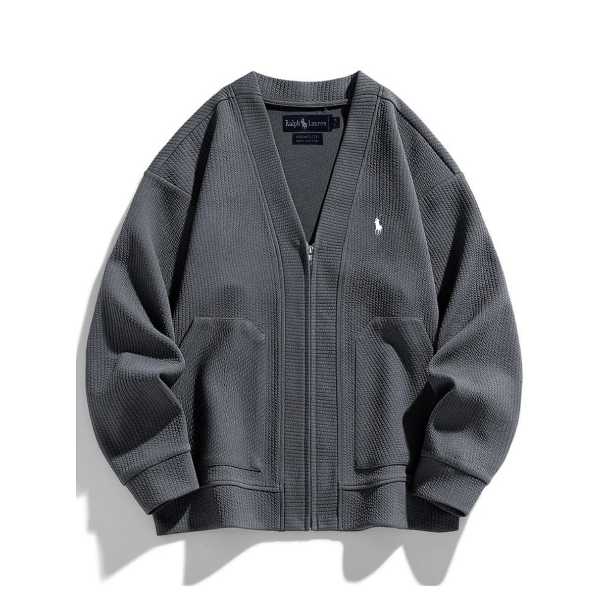 2026 Textured Knit Zip Cardigan - CLEARANCE SALE