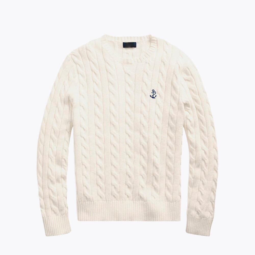 Cable-Knit Cotton Jumper