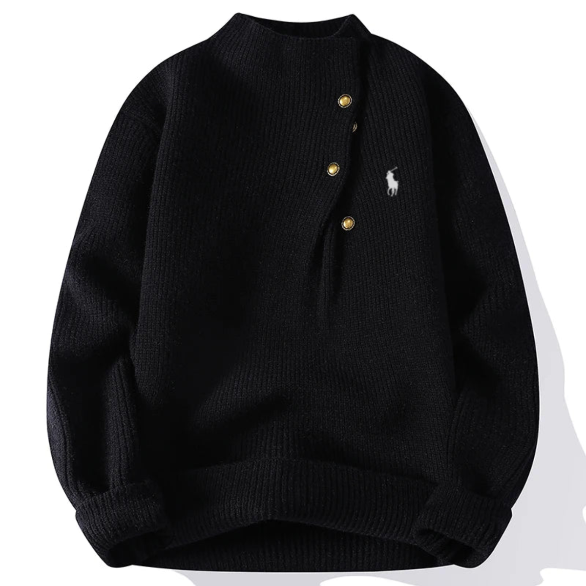 2026 Ribbed Button Knit Sweater - Clearance Sale