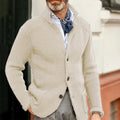 Old Money Slim-Fit Stand Collar Knitted Sweater