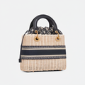 Handbag In Rattan