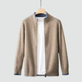 Old Money Pure Cashmere Zip Cardigan