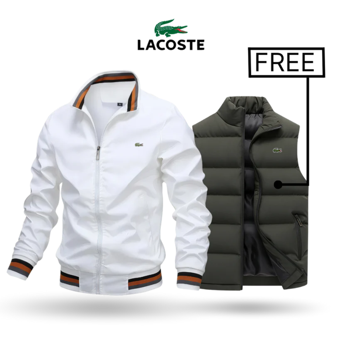 2026 Zip-Up Jacket + Thermal Vest – Buy 1 Get 1 Free || Clearance Sale