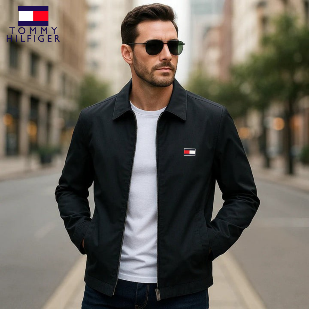Elegant Jacket with Zip - CLEARANCE SALE
