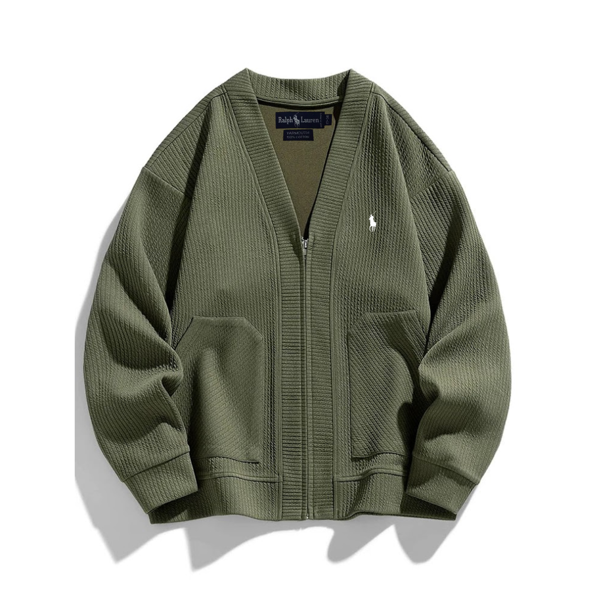 2026 Textured Knit Zip Cardigan - CLEARANCE SALE
