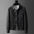 Classic Suede-Style Utility Jacket - Clearance Sale